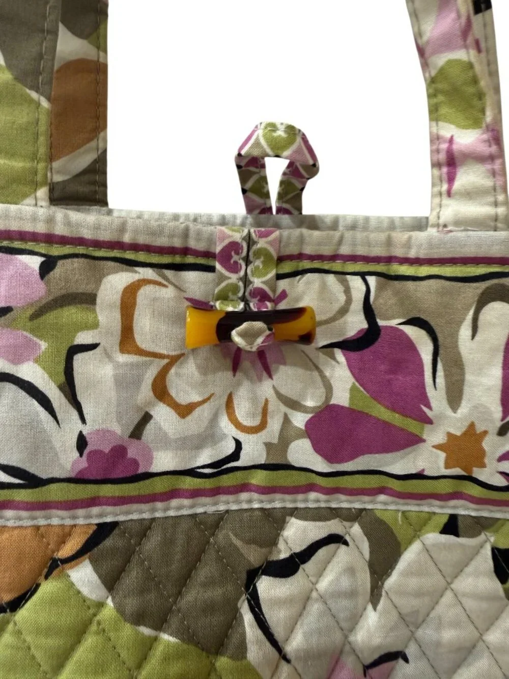 Vera Bradley Portobello Road Quilted Floral Tote / Shoulder Bag